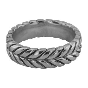 Серебряное кольцо "Шина"