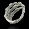 Серебряное кольцо когти