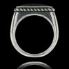 Серебряное кольцо с содалитом