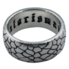 Серебряное кольцо "Кожа дракона"