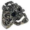Серебряное кольцо 1858 "Череп"