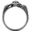 Серебряное кольцо 1871 "Череп в когтях"