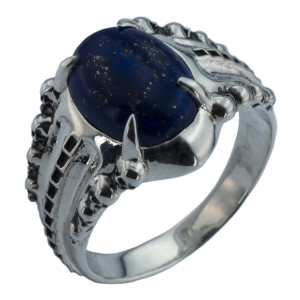 Серебряное кольцо 1818 с лазуритом