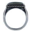 Серебряное кольцо 1846 с приморским малахитом