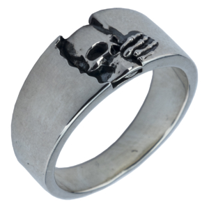 Серебряное кольцо 1908 "Зомби"
